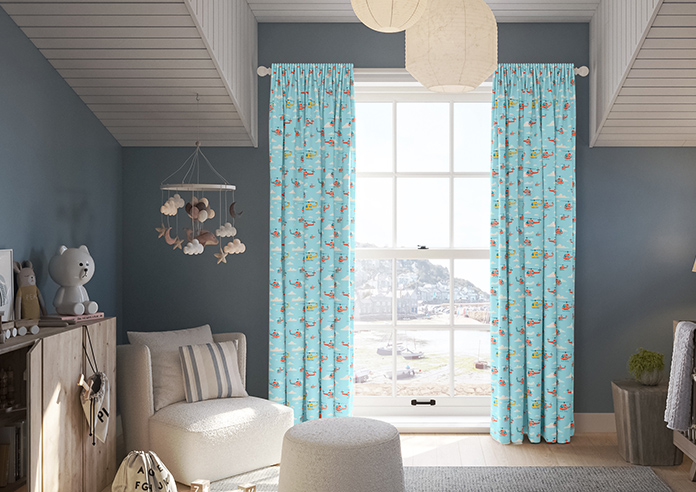 Sky Patrol, Horizon - Made to Measure Curtains - Image 3